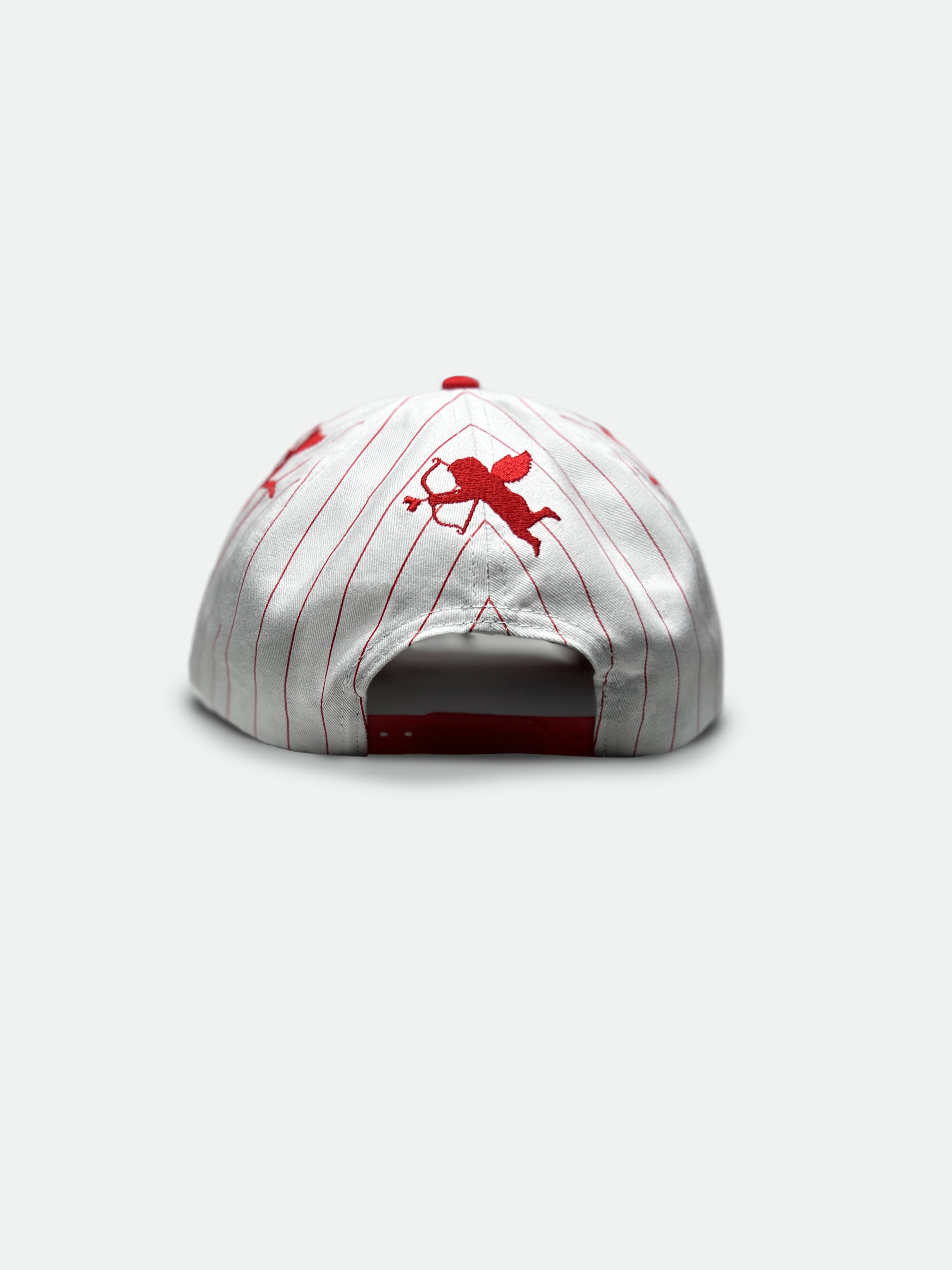 Look Over Me Snapback/ / Red Pinstripe